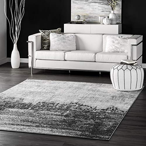 Nuloom Alayna Abstract Accent Rug, 2' X 3', Negro