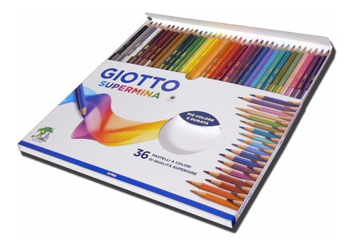 Navidad Lapices Giotto Supermina X 36 Colores