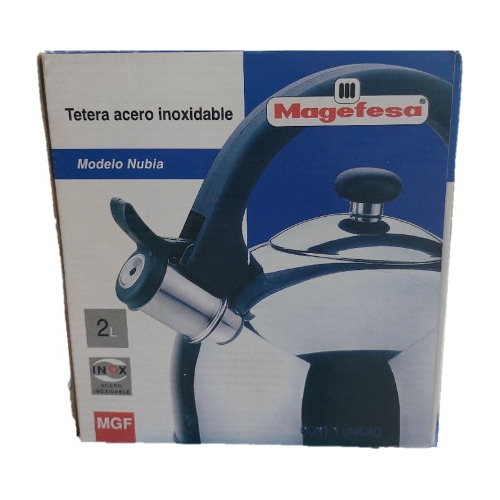 Tetera De Acero Inoxidable Marca Magefesa