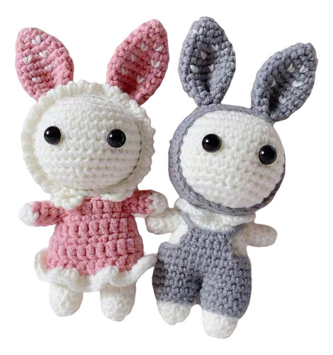 Kit De Ganchillo Conejo Crochet Craft Set Juguete De Tejer A