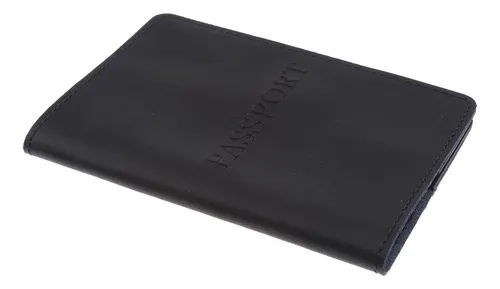 2 New Pu Leather Id Holder Bag Travel Holder Card Case Black