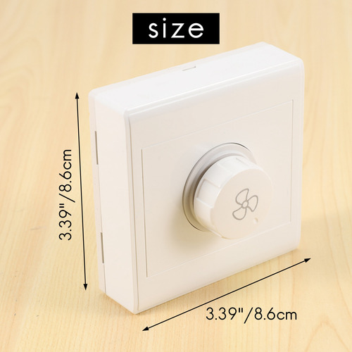 Ventilador De Techo Crystally-surface M Con Regulador De Vel