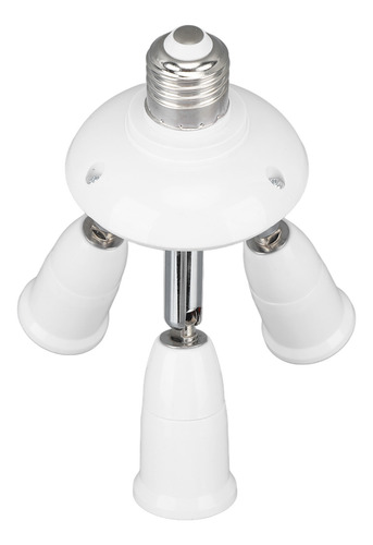 Adaptador Divisor De Enchufe E26 E27 Ajustable En 360 Grados