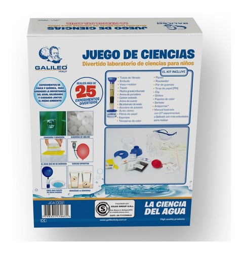 Juego De Ciencias La Ciencia Del Agua Galileo Italy