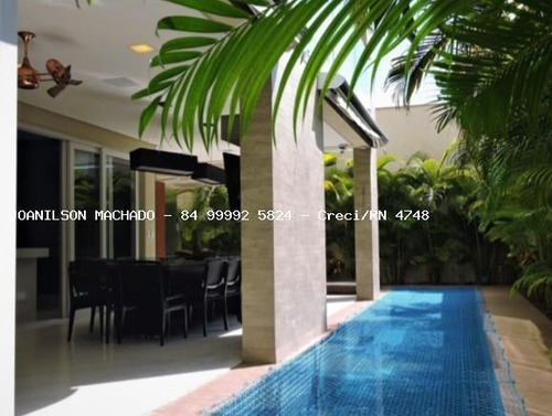 Casa Em Condomínio Para Venda Em Parnamirim, Pium - Alphaville Natal, 5 Dormitórios, 5 Suítes, 7 Banheiros, 4 Vagas - Cas1421-a_2-1032132