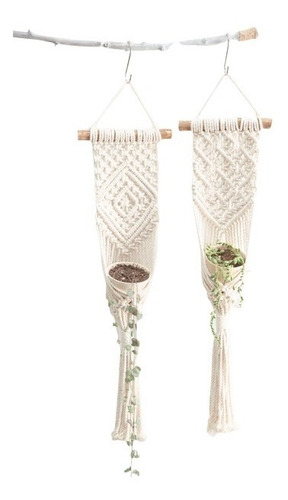 Setx2 Colgante Para Plantas Macramé Plant Hanger Boho H005