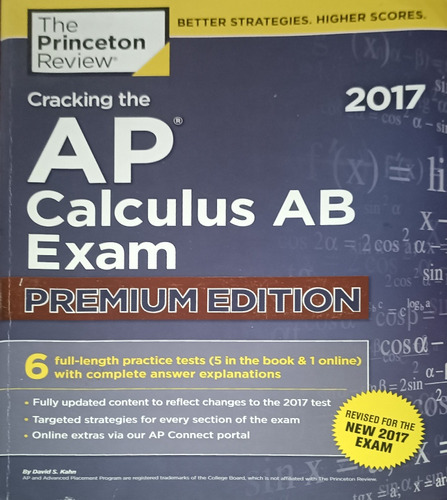 Cracking The Ap Calculus Ab Exam Premium Edition Princeton R