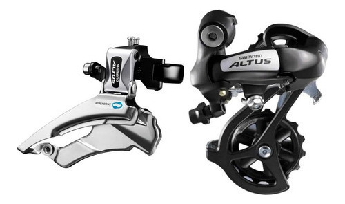 Kit Cambio Dianteiro Altus M313+traseiro M310 7v 8v Shimano