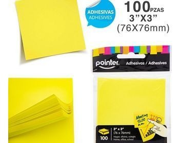 Sets Notas Adhesivas 3 X3 Amarillo Pointer Mayor Y Detal 