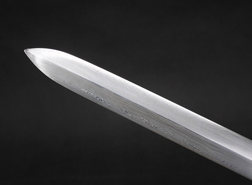 Imagem 4 de 10 de Espada Chinesa Tradicional Jian Aço Carbono Dobrado Kung Fu