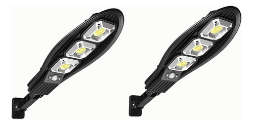 Sensor Luminaria 500w Reflector Solar Led Poste Rua Pared