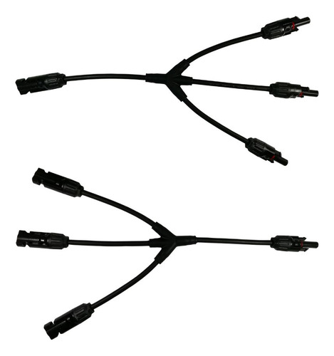 Conector Solar Mc4 Tipo Triple (3 En 1) Par Macho Hembra Par