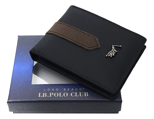 Cartera Piel Caballero Billetera Hombre Original Polo Club 4