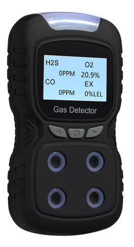 Vzmcov Detector De Gas De 4 Pulgadas, Recargable Portátil .