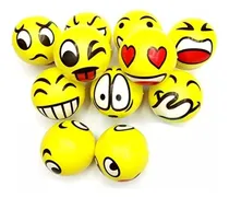 Comprar 12 Pelotas Antiestres Emoji Juguete Economico Piñata Fiesta