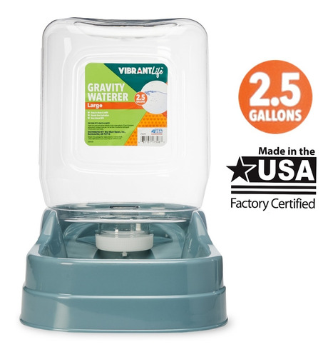 Dispensador De Agua Grande Para Mascotas Vibrant Life,