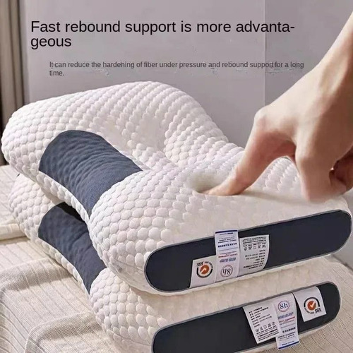 Almohada Masaje 3d Soporte Cuello Pack X 2