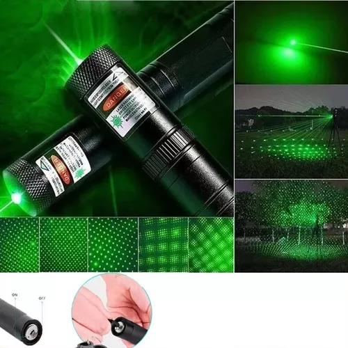 Puntero Laser Potente Verde Bateria Cargador Foco Ajustable