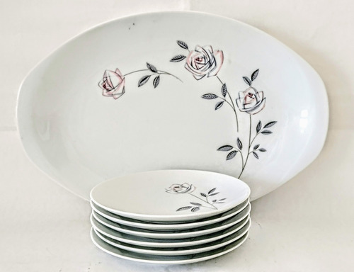 Juego De Platos Para Entradas De Porcelana Noritake