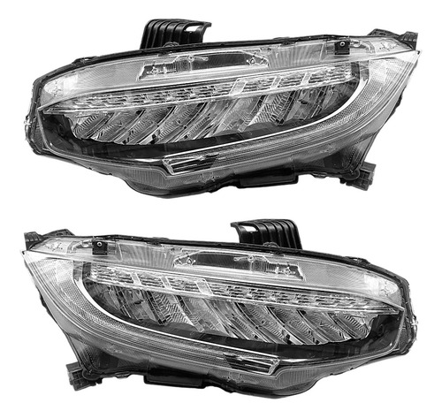 Par Farol Honda Civic G10 2017 2020 2021 Touring Led Novo