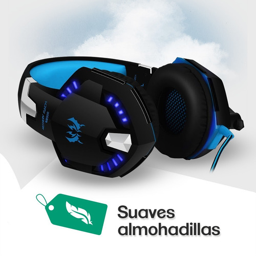 Imagen 5 de 7 de Audífonos Headset Gamer Con Micrófono Pc Xbox Ps4 Calidad