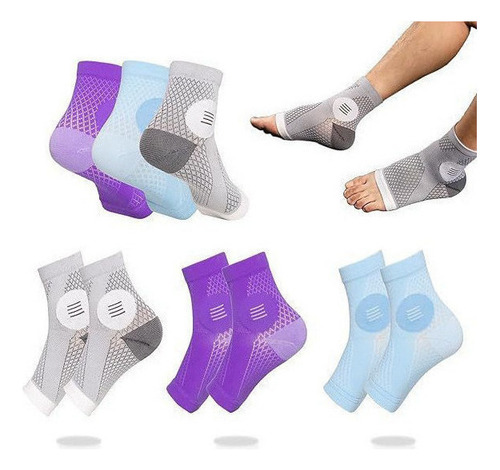 2 Pares De Calcetines De Compresión Para Neuropatía,