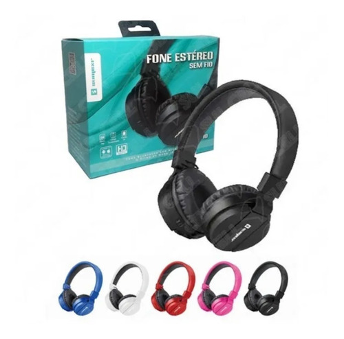 Headset Fone De Ouvido Estéreo Sem Fio Com Bluetooth Sly-10