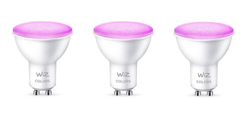 Ampolleta Led Wiz Wifi Color 9w Gu10 X3 Unidades
