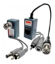 Comprar Video Balun Rj45 Ahd Cvi Tvi 3 En 1 Audio Video Y Corriente