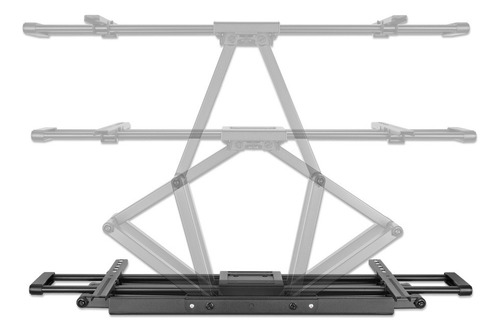 Soporte De Pared 462358 Para Pantalla 60 - 120 Hasta 120kg Negro