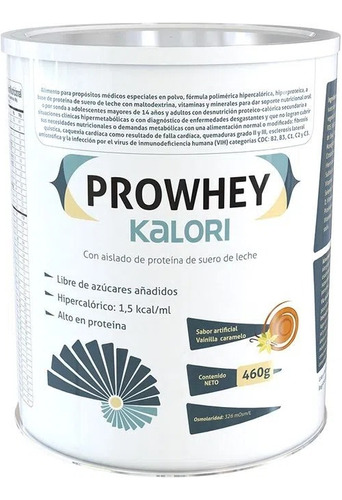 Prowhey Kalori Vainilla 460g - Alto En Proteína