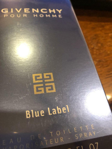 Edt 3.3 Onzas Blue Label Por Givenchy Para Hombre, En Spray