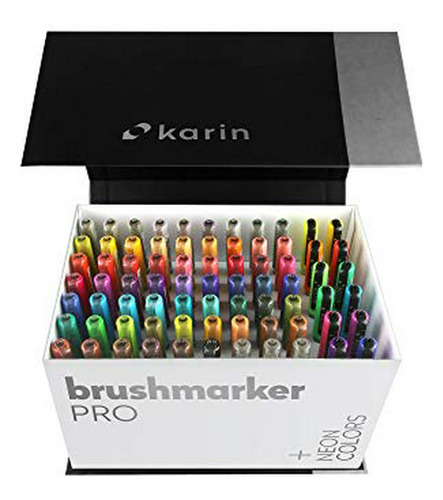 Dibujo, Pluma, Marcador, Pintura, Set Karin Brushmarker Pro 