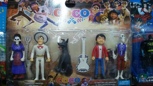 Kit 5 Personagens Viva A Vida É Uma Festa Filme Coco