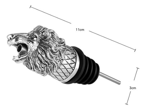 Cabeza De Animal De Aleación De Zinc, Tapón De León