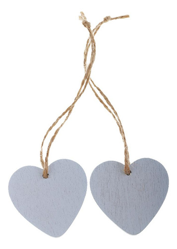 10x Corazones En Apariencia De Scrapbooking 10 Piezas Azul