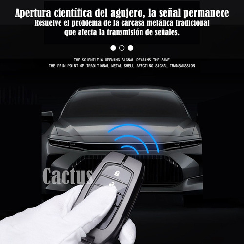 Funda Zinc Llave Toyota Rav4 Co-rolla Chr Prius Camry 4boton