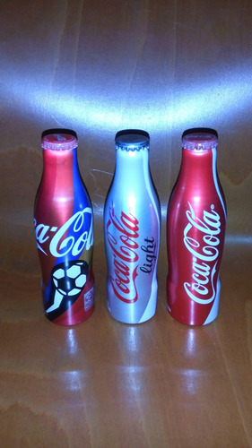 Colección De Latas En Forma De Botella Coca Cola