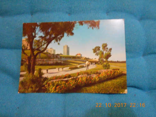 Postal Mar Del Plata Parque San Martin  - Decada Del 70