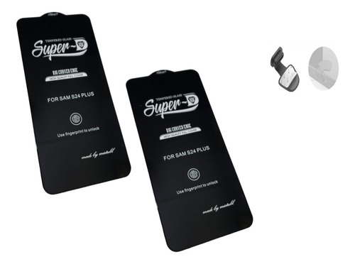 2 Protector Pantalla Samsung S24 Plus Cristal Temp Premium