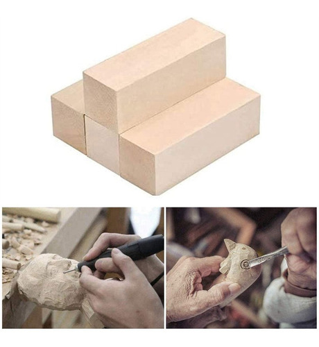 8 Bloques De Madera Para Tallar Bloques De Madera Para Corta