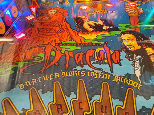Imagen 3 de 8 de Flipper Pinball Dracula Bram Stoker's (1993) Excelente Estad