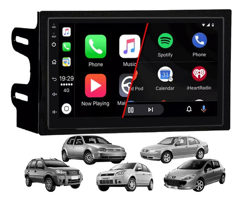 Stereo Pantalla Gps Android Igo C3 Bora 307 Ecosport Fiesta