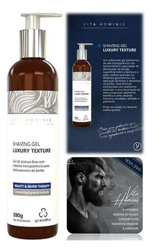 Grandha Vita Hominis Para Barba Shaving Gel Luxury Texture