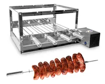 Comprar Churrasqueira Grill Giratoria 4 Espetos Rotativos 100% Inox 