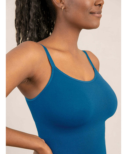 Body Con Control De Barriga Y Camiseta Sin Mangas Para Mujer
