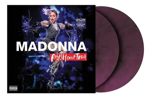 Madonna Lp Rebel Heart Tour Purple Galaxy Swirl 02-lps 2022