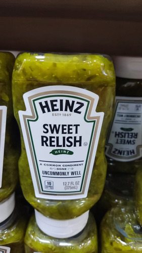 Sweet Relish Heinz 375ml.