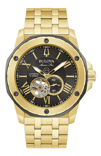 Reloj Bulova Automatico Para Hombre 98a273 Marine Star Nuevo