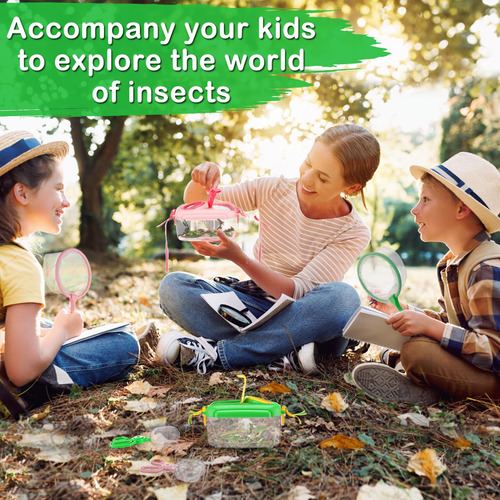 Juego De 2 Atrapadores De Insectos Para Niños, Kit De